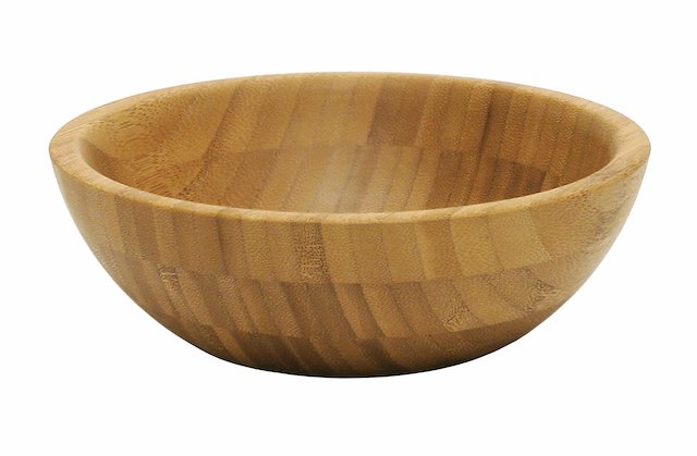 A picture of a bamboo bowl