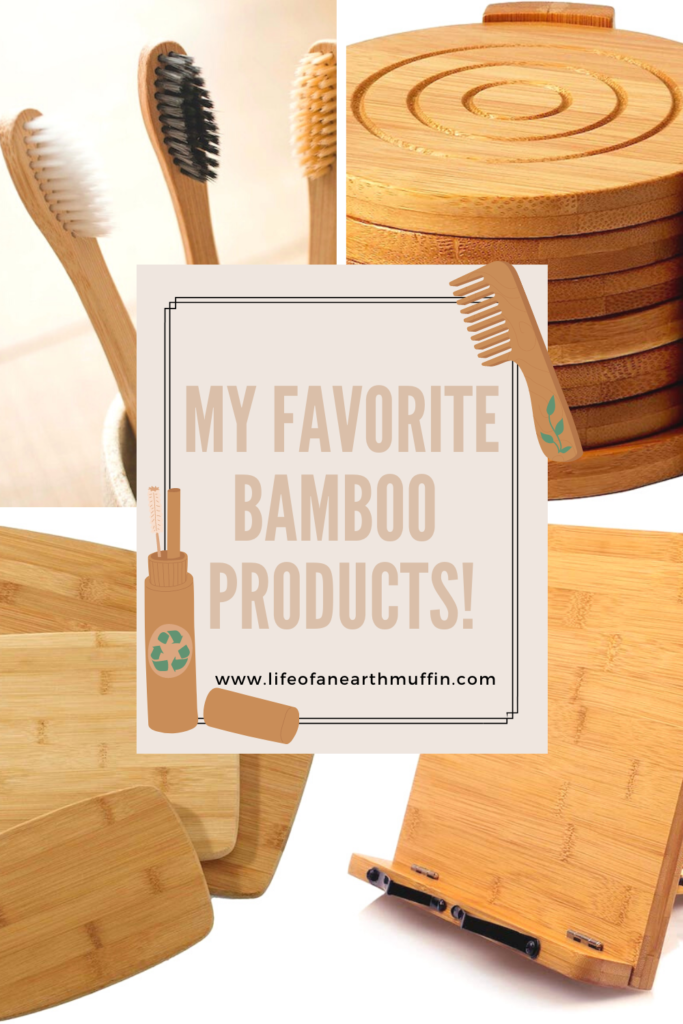 My Favorite Bamboo products pinterest pin