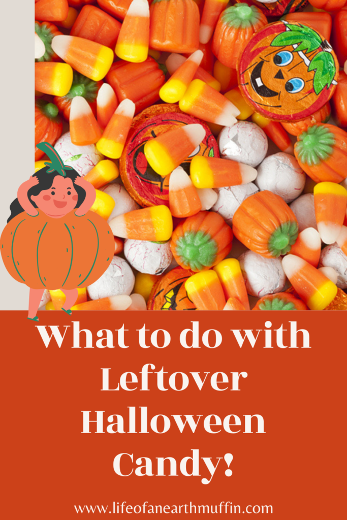 What to do with leftover halloween candy pinterest pin