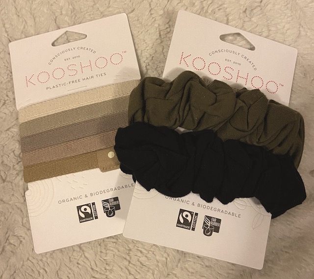 A picture of Kooshoo hair ties and scrunchies