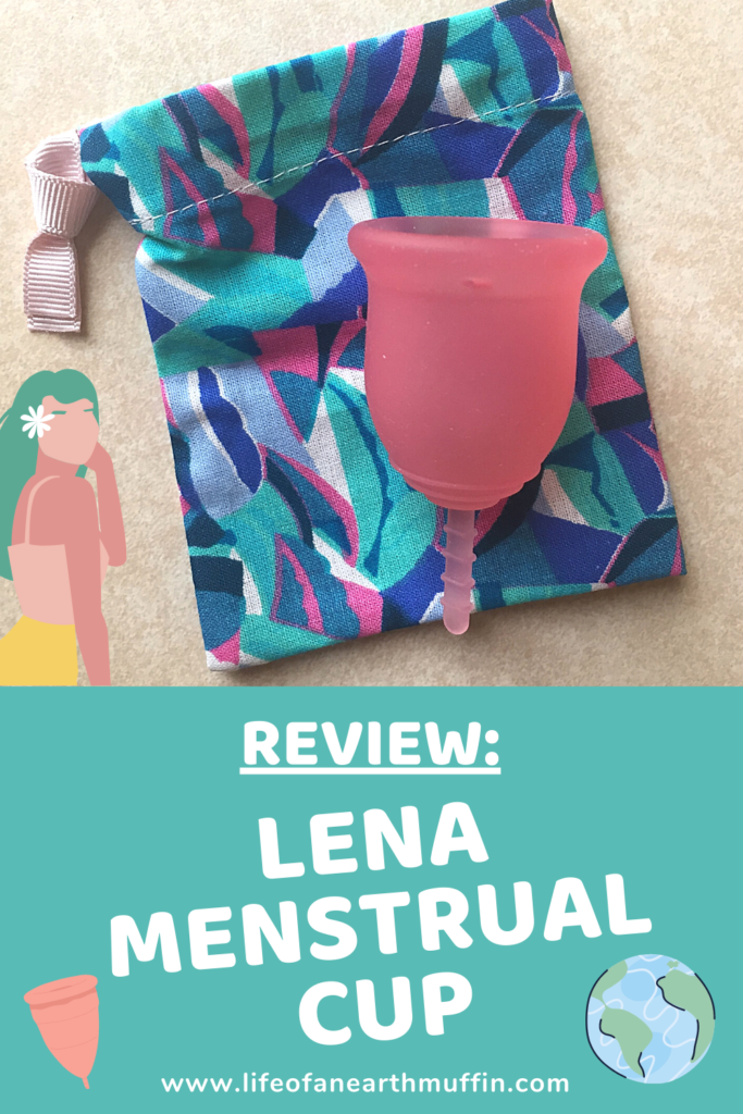 Lena Menstrual cup review pinterest pin