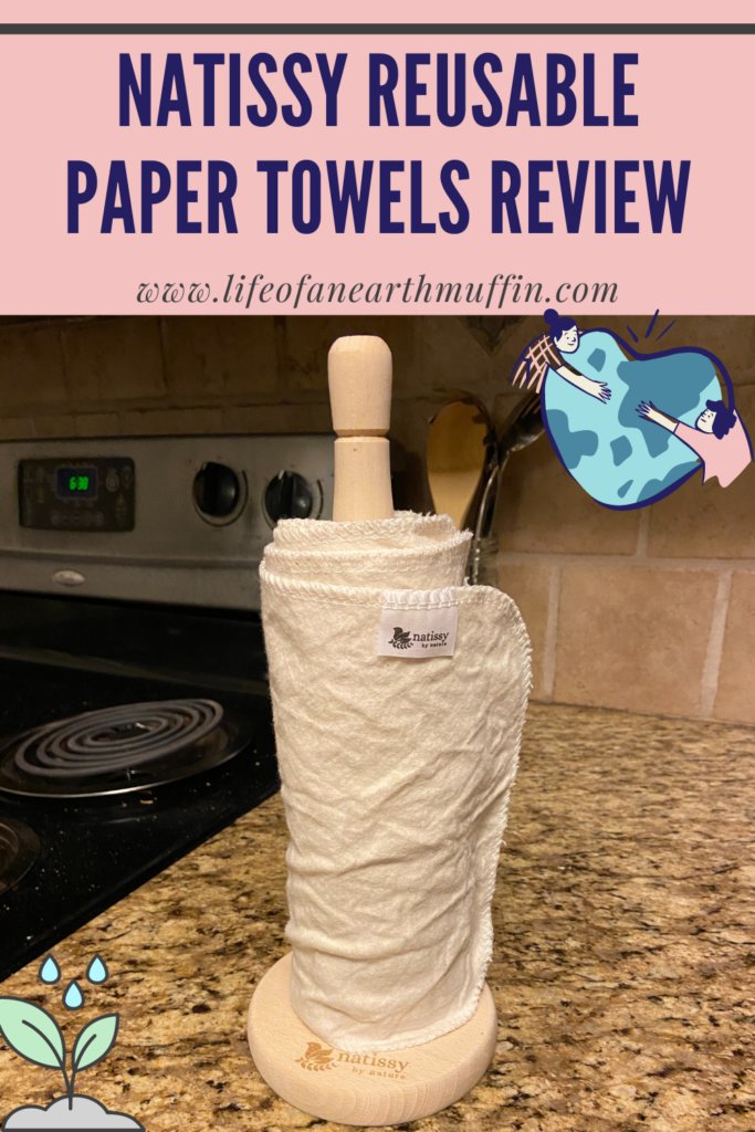 Natissy reusable paper towel review pinterest pin