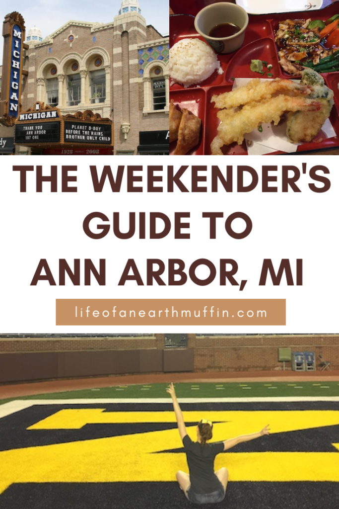 The weekender's travel guide to Ann Arbor, Michigan pinterest pin