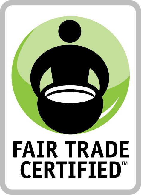 A picture of a Fair Trade Certified label