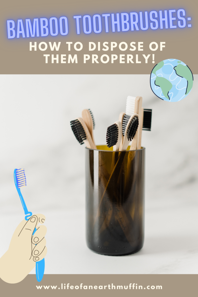 how to dispose bamboo toothbrushes pinterest pin
