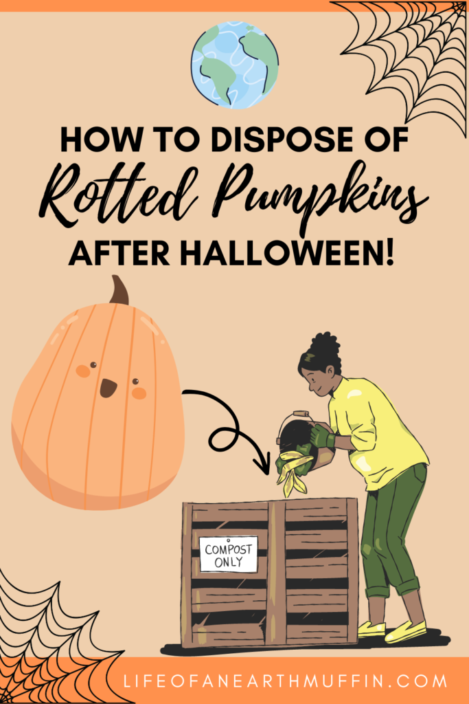 How to dispose of rotted pumpkins after halloween