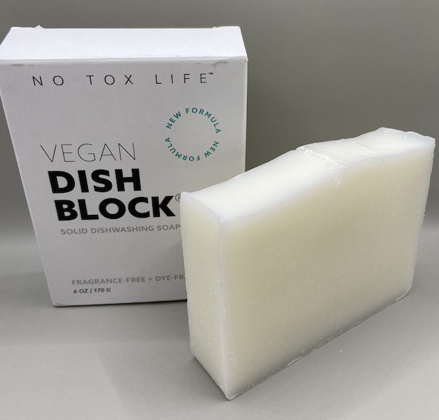 No Tox Life vegan dish block solid dishwashing soap