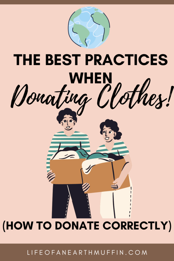 the best practices when donating clothes - how to donate correctly