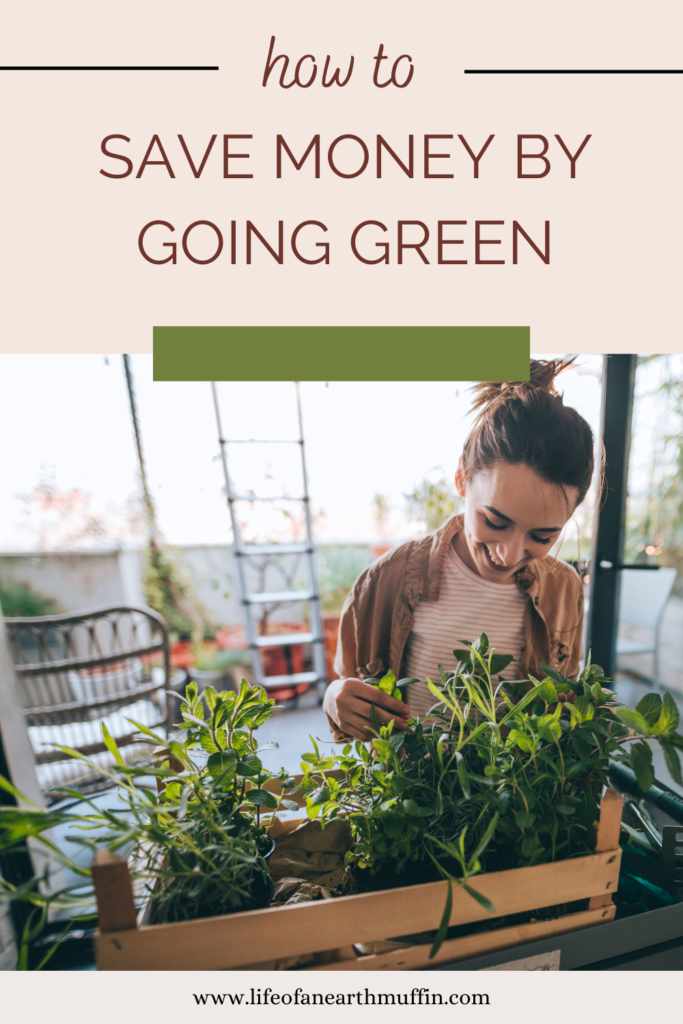 how to save money by going green