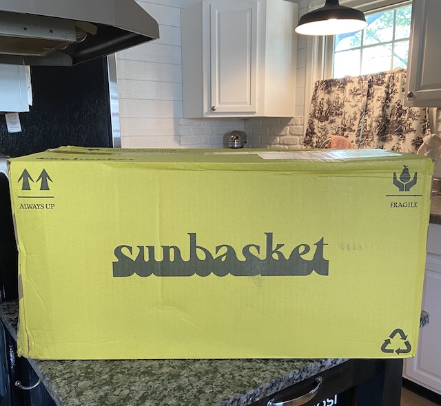 Sunbasket healthy meal delivery box